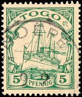 NOEPE (TOGO), Klar Auf 5 Pfg Kaiseryacht Ohne Wasserzeichen, Katalog: 8 ONOEPE (TOGO), Clear On 5 Pfg Imperial... - Togo