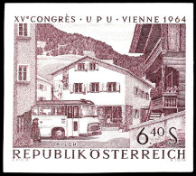 1964, 1 Schilling Bis 6,40 Schilling "Weltpostkongress, Wien", Abart "ungezähnt", Kompletter Satz Zu 8 Werten,... - Sonstige & Ohne Zuordnung