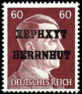 1 - 60 Pf. A. Hitler Mit Deutsch/Russischem Aufdruck, überkomplett, Da Auch Die Werte 10, 16, 20, 24, 50 Pfg.... - Herrnhut