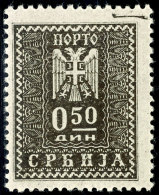 Portomarke über 0,50 Din. In Postfrischer Erhaltung Mit Druckspieß, Katalog: 16 **Postage Due Stamp... - Other & Unclassified