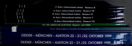 Auktions-Kataloge Bayern, Isargold (2Stk.) Von Deider 1999, Sowie Der Schwarze Einser Von Köhler 2013 Sowie... - Other & Unclassified