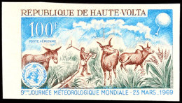 100 Fr. Welttag Der Meteorologie 1969, Breitrandig Ungezähnt Statt Gezähnt, Tadellos Postfrisch, Katalog:... - Upper Volta (1958-1984)