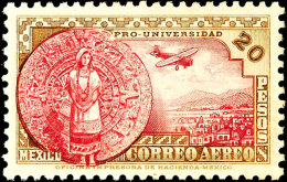 20 Cent Bis 20 P. "Universität Mexico", Flugpost-Ausgabe 1934, Tadellos Ungebraucht, Mi. 1.380.-, Katalog:... - Sonstige & Ohne Zuordnung