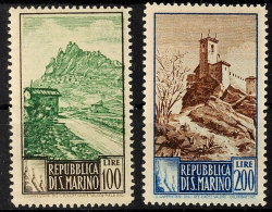 100 U. 200 L. Freimarken Ansichten 1949, Tadellos Postfrisch, Mi. 300.-, Katalog: 421/22 **100 And 200 L.... - Other & Unclassified