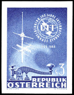 1965, "100 Jahre Internationale Fernmeldeunion (ITU), Abart "ungezähnt", Tadellos Postfrisch, Mi. 220.-,... - Other & Unclassified