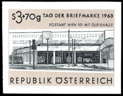 1963, 3 Sch. + 70 Gr. "Tag Der Briefmarke 1963", Abart "ungezähnt", Tadellos Postfrisch, Mi. 200.-, Katalog:... - Sonstige & Ohne Zuordnung