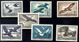 1950/53, Vögel Kpl. Inkl. Der Ergänzungswerte MiNr. 955/56 Und 968, Tadellos, Mi. 382,--, Katalog: 984/87... - Sonstige & Ohne Zuordnung
