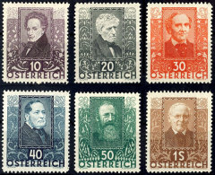 1931, "Dichter" Kpl. Tadellos Postfrisch, Mi. 200,--, Katalog: 524/29 **1931, "Poet" Complete In Perfect... - Sonstige & Ohne Zuordnung