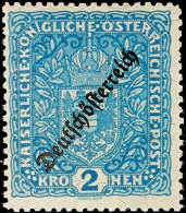 2 Kr. Preußischblau, Bildgröße II, Ungebraucht Mit Originalgummierung Und Nur Leichter Falzspur,... - Other & Unclassified