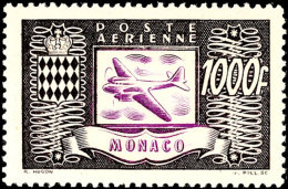 300 Fr. Bis 1.000 Fr. "Flugzeug", Flugpostausgabe 1949, Tadellos Postfrisch, Mi. 200.-, Katalog: 394/96 **300... - Sonstige & Ohne Zuordnung