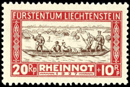 20 Rp. Rheinnot Mit Plattenfehler "Farbfleck über Kopf Der Frau", Tadellos Postfrisch, Mi. 240,-, Katalog: 80I... - Sonstige & Ohne Zuordnung