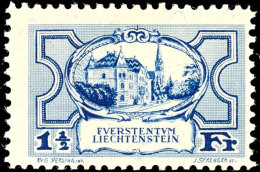 1½ Fr. Weißes Haus Vaduz, Postfrisch, Mi. 340.-, Katalog: 71 **1½ Fr. White House Vaduz,... - Other & Unclassified