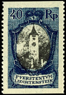 40 Rp. Kirche Mit Abart Waagerecht Ungezähnt, Tadellos Postfrisch, Mi. 220,-, Katalog: 57Uzw **40 Rp.... - Other & Unclassified