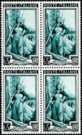 65 L. Arbeiter, Postfrischer 4er-Block, Mi. 160,-, Katalog: 983 **65 L. Worker, Unhinged Mint Block Of Four,... - Ohne Zuordnung