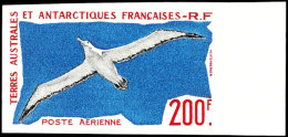 200 F. "Wanderalbatros", Flugpostausgabe 1959, Abart "ungezähnt", Tadellos Postfrisch, Mi. Nicht Gelistet,... - Sonstige & Ohne Zuordnung