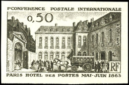 1963, 0,50 Fr. "100 Jahrestag Der 1. Internationalen Postkonferenz, Paris", Abart "ungezähnt", Tadellos... - Sonstige & Ohne Zuordnung