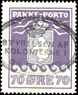 70 Öre Violett, Klar Postalisch Gestempelt "STRYRELSE", Mi. 300,-, Katalog: 10A O70 °re Violet, Clear... - Sonstige & Ohne Zuordnung