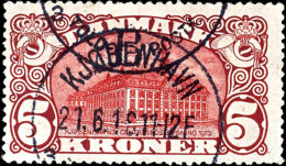 5 Kr. Hauptpost, Plattenfehler. "Farbpunkt Im Ersten R Von Kronor", Feld 36, Gestempelt, Katalog: 81Pf O5 Kr.... - Sonstige & Ohne Zuordnung