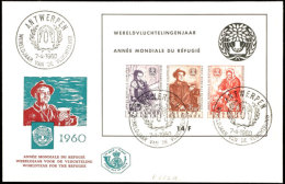 1960, Weltflüchtlingsjahr-Block Auf Schmuck-FDC Mit ESSt., Tadellos, Mi. 75,--, Katalog: Bl.26 FDC1960,... - Sonstige & Ohne Zuordnung