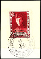 2,45 Fr + 55 C Blockmarke Aus Bl. 2 Auf Kabinettbrfst., Sauber Rundgest., Mi. 90,- Euro, Katalog: 314 BS2, 45... - Other & Unclassified