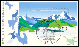 1999, Block-Ausgabe "Nationalpark Berchtesgaden", 50 Stück Mit ESST BONN, Mi. 150.-, Katalog: Bl.47(50)... - Other & Unclassified