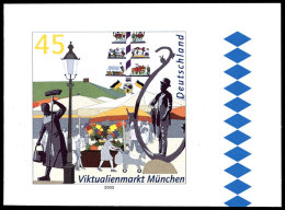 2004, 45 Cent Viktualienmarkt Aus Markenheftchen Mit Heftchenrand, Fehldruck Auf Der Für Den Heftchendeckel... - Other & Unclassified