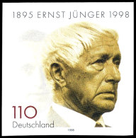 1998, 110 Pfg Tod Von Ernst Jünger, Ungezähnt, Tadellos Postfrisch, Michel Unbekannt, Katalog: 1984U... - Sonstige & Ohne Zuordnung