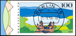 100 Pfg Eifel Ungezähnt Mit Linkem Seitenrand, Zentrisch Und Glasklar Gestempelt "BERLIN 15 / 11.-9.98",... - Other & Unclassified