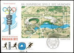 Olympia-Block Postfrisch Und Auf FDC, Je Mit Plattenfehler I, Tadellose Erhaltung, Katalog: Bl.7,7I... - Sonstige & Ohne Zuordnung