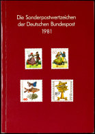 Jahrbuch 1981 Im Umschlag, Postpreis 67 DM  Year Book 1981 In The Cover, Post Price 67 DM - Sonstige & Ohne Zuordnung