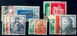 5 Sätze (Mi-Nr. 69-72, 101-02, 103-05, 106-07 Und 108-10) Tadellos Rundgestempelt, Mi. 122,--, Katalog:... - Sonstige & Ohne Zuordnung