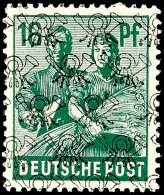 16 Pfennig Arbeiterserie Mit Netzaufdruck, C-Farbe, Tadellos Postfrisch, Arge Farbgeprüft, Mi. 350.-, Katalog:... - Sonstige & Ohne Zuordnung