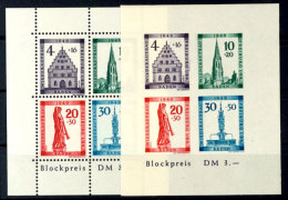 Freiburg-Blockpaar Tadellos Postfrisch, Mi. 150,--, Katalog: Bl.1A+B **Freiburg Souvenir Sheet Pair In Perfect... - Sonstige & Ohne Zuordnung