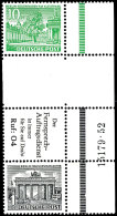 Bauten Zusammendruck SZ6 Mit Rechtem Seitenrand Und Vollständiger HAN 15179.52, Tadellos Postfrisch (ein... - Sonstige & Ohne Zuordnung