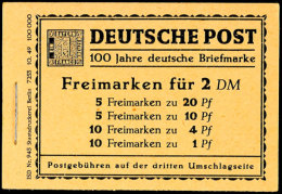 Berliner Bauten 1949, Markenheftchen, Tadellos Postfrisch, Mi. 700.-, Katalog: MH1 **Berlin Buildings 1949,... - Other & Unclassified