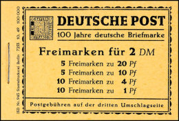 Berliner Bauten 1949, Markenheftchen 1, Tadellos Postfrisch, Mi. 700.-, Katalog: MH1 **Berlin Buildings 1949,... - Other & Unclassified