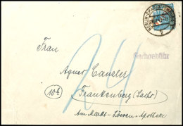 20 Pfg. Rotaufdruck Auf Brief Aus BERLIN-CHARLOTTENBURG 8.7.49 Nach Frankenberg, Sachsen Mit... - Other & Unclassified