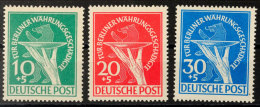 Währungsgeschädigte, Tadellos Postfrisch, Mi. 350,-, Katalog: 68/70 **Monetary Reform Vitims, In... - Other & Unclassified