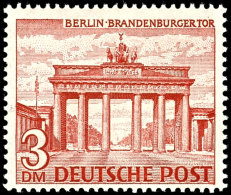 1949, Bauten 3 DM Tadellos Postfrisch, Fotokurzbefund Schlegel BPP, Mi. 300,-- Attest/Certificate:... - Other & Unclassified