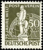 50 Pf Stephan Tadellos Postfrisch, Mi. 180,--, Katalog: 38 **50 Pf Stephan In Perfect Condition Mint Never... - Sonstige & Ohne Zuordnung