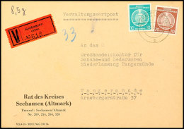 1953/55, 9 Briefe VERWALDUNGSWERTPOST, Dabei Divers Stempel, Freistempler, Dienst- Und Freimarkenfrankaturen,... - Sonstige & Ohne Zuordnung