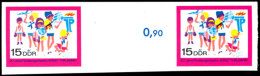 10-15 Pfg Pioniere Komplett Als Geschnittene Phasendrucke In Waagerechten Paaren Mit Zwischensteg, Tadellos... - Sonstige & Ohne Zuordnung