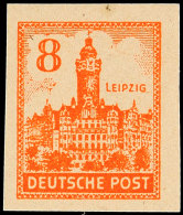 8 Pf. Messe, Ungezähnt, Tadellos Postfrisch, Gepr. Ströh BPP, Mi. 300.-, Katalog: 160xU **8 Pf. Fair,... - Sonstige & Ohne Zuordnung