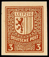 3 Pf. Messe, Ungezähnt, Tadellos Postfrisch, Gepr. Ströh BPP, Mi. 280.-, Katalog: 156xU **3 Pf. Fair,... - Other & Unclassified