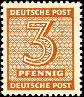 3 Pfg Dunkelockerbraun Mit WZ. Y, Postfrisch, Gepr. Dr. Jasch BPP, Mi. 150.-, Katalog: 126Yb **3 Pfg Dark Ochre... - Other & Unclassified