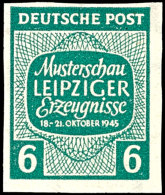 6 Pfg Leipziger Messe Mit Wz. "Stufen Steigend" Ungezähnt, Tadellos Postfrisch, Tiefst Gepr. Zierer BPP, Mi.... - Other & Unclassified