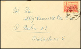 12 Pf. Vierseitig Gezähnt A. Behördenbrief Vom 7.2.46 Ab Wittenberg Nach Berlin, Tadellose... - Sonstige & Ohne Zuordnung