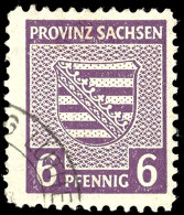 6 Pfg Rötlichgrauviolett, Gestempelt, Gepr. Ströh BPP, Katalog: 69XAb O6 Pfg Reddish Gray Violet,... - Sonstige & Ohne Zuordnung