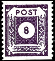 8 Pfg Lebhaftgrauviolett, Tadellos Ungebraucht, Gepr. Kunz BPP, Katalog: 44cE *8 Pfg Bright Gray Violet, In... - Sonstige & Ohne Zuordnung