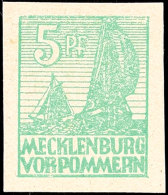 5 Pfg Mittelgrün, Tadellos Postfrisch, Gepr. Kramp BPP, Mi. 240.-, Katalog: 32xb **5 Pfg Medium Green, In... - Other & Unclassified